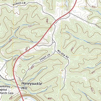 United States Geological Survey Monterey, KY (2022, 24000-Scale) digital map