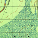 United States Geological Survey Monterey, LA-MS (1939, 62500-Scale) digital map