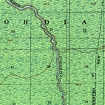 United States Geological Survey Monterey, LA-MS (1939, 62500-Scale) digital map