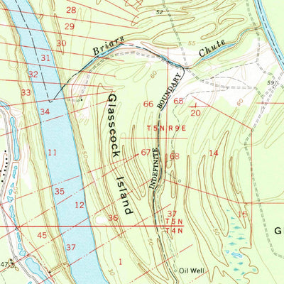 United States Geological Survey Monterey, LA-MS (1961, 62500-Scale) digital map