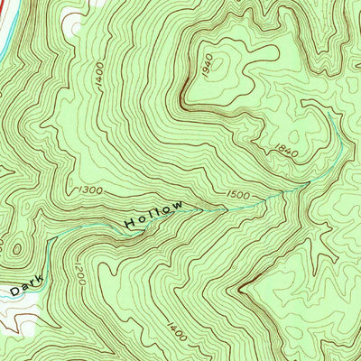 United States Geological Survey Monterey Lake, TN (1956, 24000-Scale) digital map
