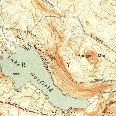 United States Geological Survey Monterey, MA (1948, 31680-Scale) digital map