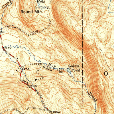 United States Geological Survey Monterey, MA (1948, 31680-Scale) digital map