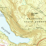 United States Geological Survey Monterey, MA (1973, 24000-Scale) digital map