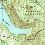 United States Geological Survey Monterey, MA (1973, 25000-Scale) digital map