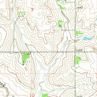 United States Geological Survey Monterey, NE (1966, 24000-Scale) digital map