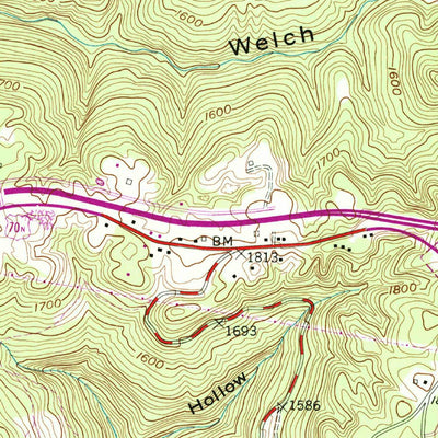 United States Geological Survey Monterey, TN (1955, 24000-Scale) digital map