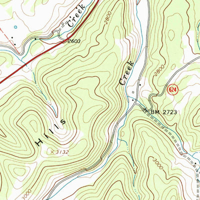 United States Geological Survey Monterey, VA-WV (1969, 24000-Scale) digital map