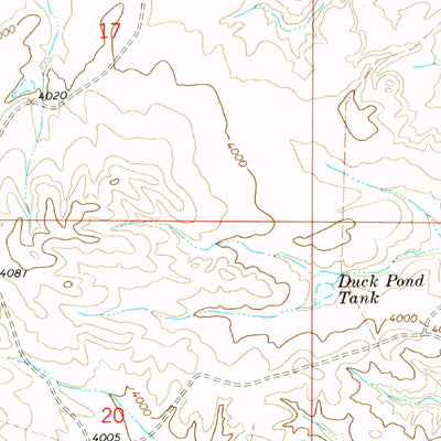 United States Geological Survey Montesito Creek, NM (1968, 24000-Scale) digital map