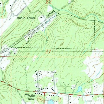 United States Geological Survey Montevallo, AL (1980, 24000-Scale) digital map