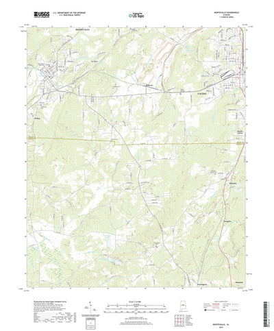 United States Geological Survey Montevallo, AL (2020, 24000-Scale) digital map