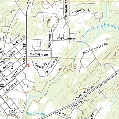 United States Geological Survey Montevallo, AL (2020, 24000-Scale) digital map