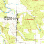 United States Geological Survey Montevallo, MO (1962, 24000-Scale) digital map