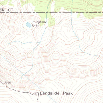 United States Geological Survey Montezuma, CO (1958, 24000-Scale) digital map