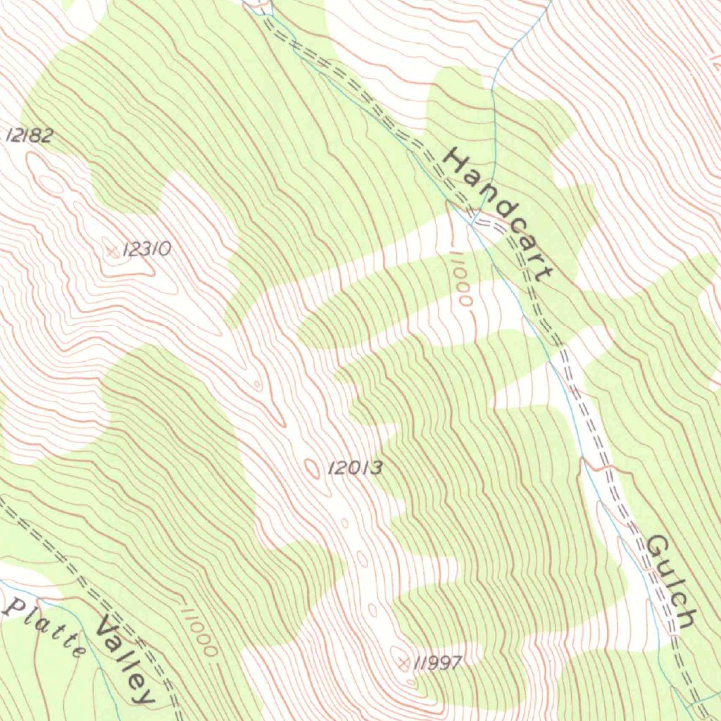 Montezuma, CO (1958, 24000-Scale) Map by United States Geological ...