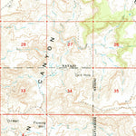 United States Geological Survey Montezuma Creek, UT (1962, 62500-Scale) digital map