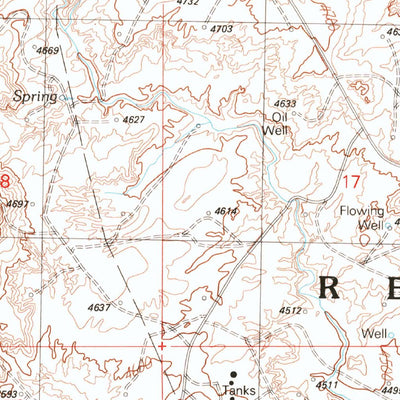 United States Geological Survey Montezuma Creek, UT (1989, 24000-Scale) digital map