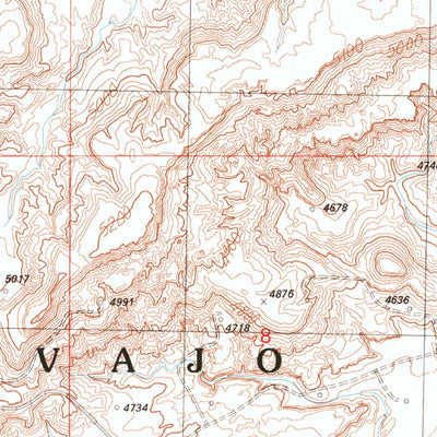 United States Geological Survey Montezuma Creek, UT (1989, 24000-Scale) digital map