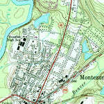United States Geological Survey Montezuma, GA (1971, 24000-Scale) digital map