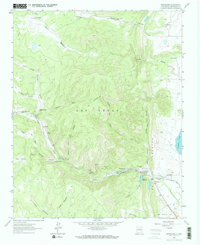 United States Geological Survey Montezuma, NM (1961, 24000-Scale) digital map