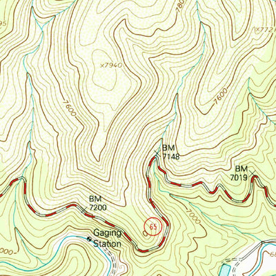 United States Geological Survey Montezuma, NM (2002, 24000-Scale) digital map