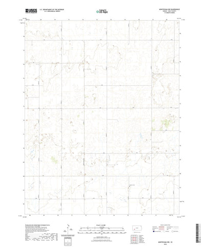 United States Geological Survey Montezuma NW, KS (2022, 24000-Scale) digital map