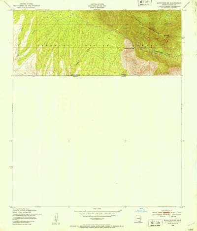 United States Geological Survey Montezuma Pass, AZ (1948, 24000-Scale) digital map