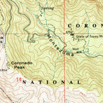 United States Geological Survey Montezuma Pass, AZ (1958, 24000-Scale) digital map