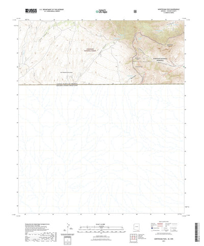 United States Geological Survey Montezuma Pass, AZ (2021, 24000-Scale) digital map