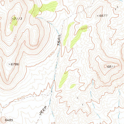 United States Geological Survey Montezuma Peak, NV (1970, 24000-Scale) digital map