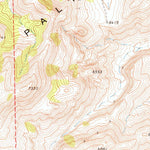 United States Geological Survey Montezuma Peak SW, NV (1970, 24000-Scale) digital map