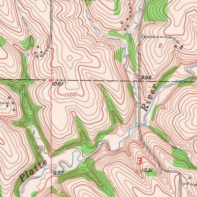 United States Geological Survey Montfort, WI (1952, 24000-Scale) digital map