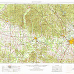 United States Geological Survey Montgomery, AL (1953, 250000-Scale) digital map