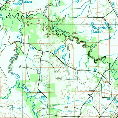 United States Geological Survey Montgomery, AL (1986, 100000-Scale) digital map