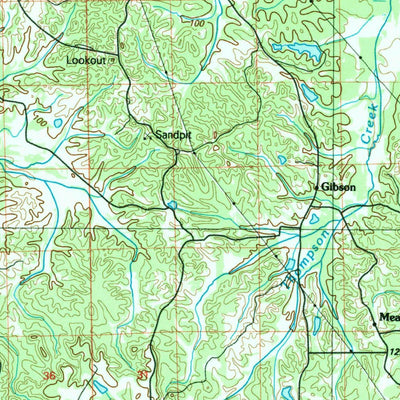 United States Geological Survey Montgomery, AL (1986, 100000-Scale) digital map