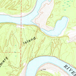 United States Geological Survey Montgomery Island, AR-MS (1972, 24000-Scale) digital map