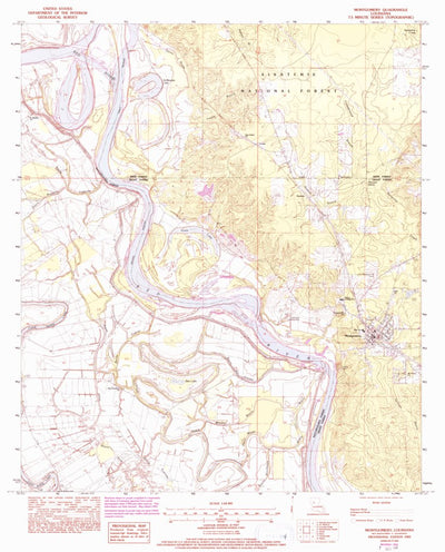 United States Geological Survey Montgomery, LA (1983, 24000-Scale) digital map