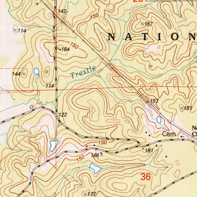 United States Geological Survey Montgomery, LA (2003, 24000-Scale) digital map