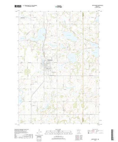 United States Geological Survey Montgomery, MN (2019, 24000-Scale) digital map