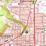 United States Geological Survey Montgomery North, AL (1958, 24000-Scale) digital map