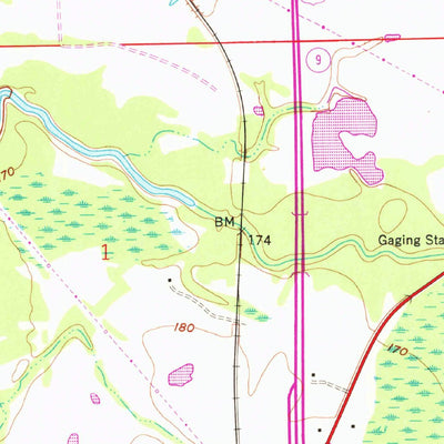 United States Geological Survey Montgomery South, AL (1958, 24000-Scale) digital map