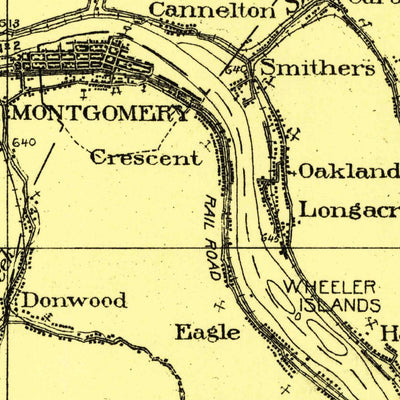 United States Geological Survey Montgomery, WV (1908, 48000-Scale) digital map