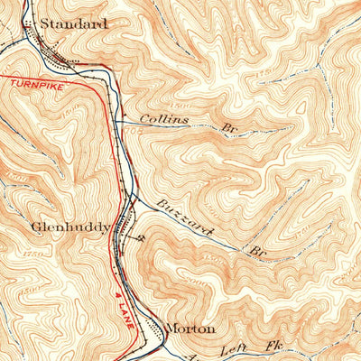 United States Geological Survey Montgomery, WV (1928, 62500-Scale) digital map
