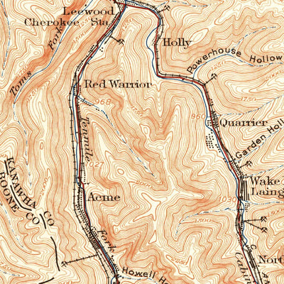 United States Geological Survey Montgomery, WV (1928, 62500-Scale) digital map