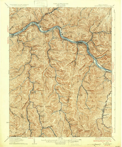 United States Geological Survey Montgomery, WV (1931, 62500-Scale) digital map