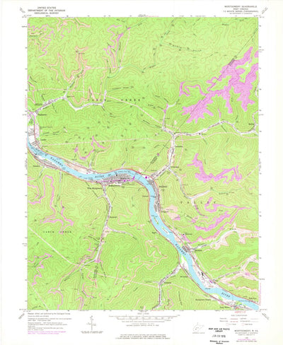 United States Geological Survey Montgomery, WV (1965, 24000-Scale) digital map