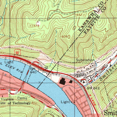 United States Geological Survey Montgomery, WV (1996, 24000-Scale) digital map