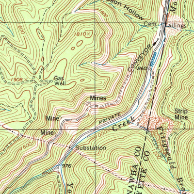 United States Geological Survey Montgomery, WV (1996, 24000-Scale) digital map