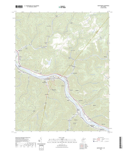 United States Geological Survey Montgomery, WV (2023, 24000-Scale) digital map