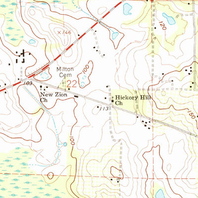 United States Geological Survey Monticello, FL (1963, 24000-Scale) digital map